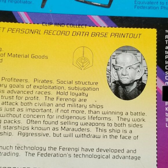 Star Trek the Next Generation Playmates Ferengi Action Figure Playmates New - Picture 6 of 7